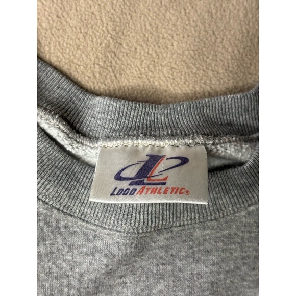 Vintage 90s Logo Athletic New England Patriots Crewneck Sweatshirt Men's Large - Picture 4 of 7